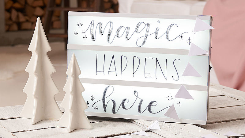 Light box for Christmas