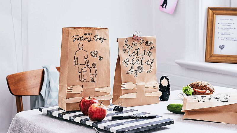 Creative paper lunch bag designs