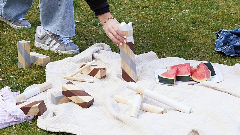 DIY Kubb sets