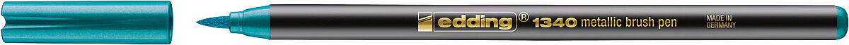edding 1340 metallic brush pen green metallic edding 1340 metallic brush pen