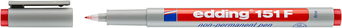 edding 151 F non-permanent pen red edding 151 F non-permanent pen