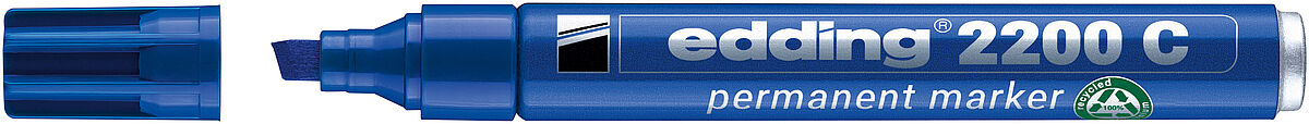 edding 2200 C permanent marker blue edding 2200 C permanent marker