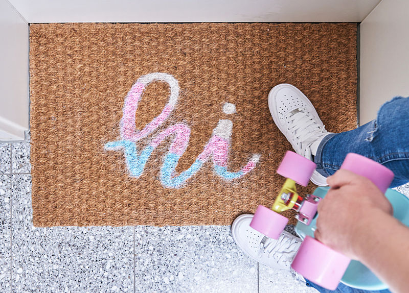 DIY door mat