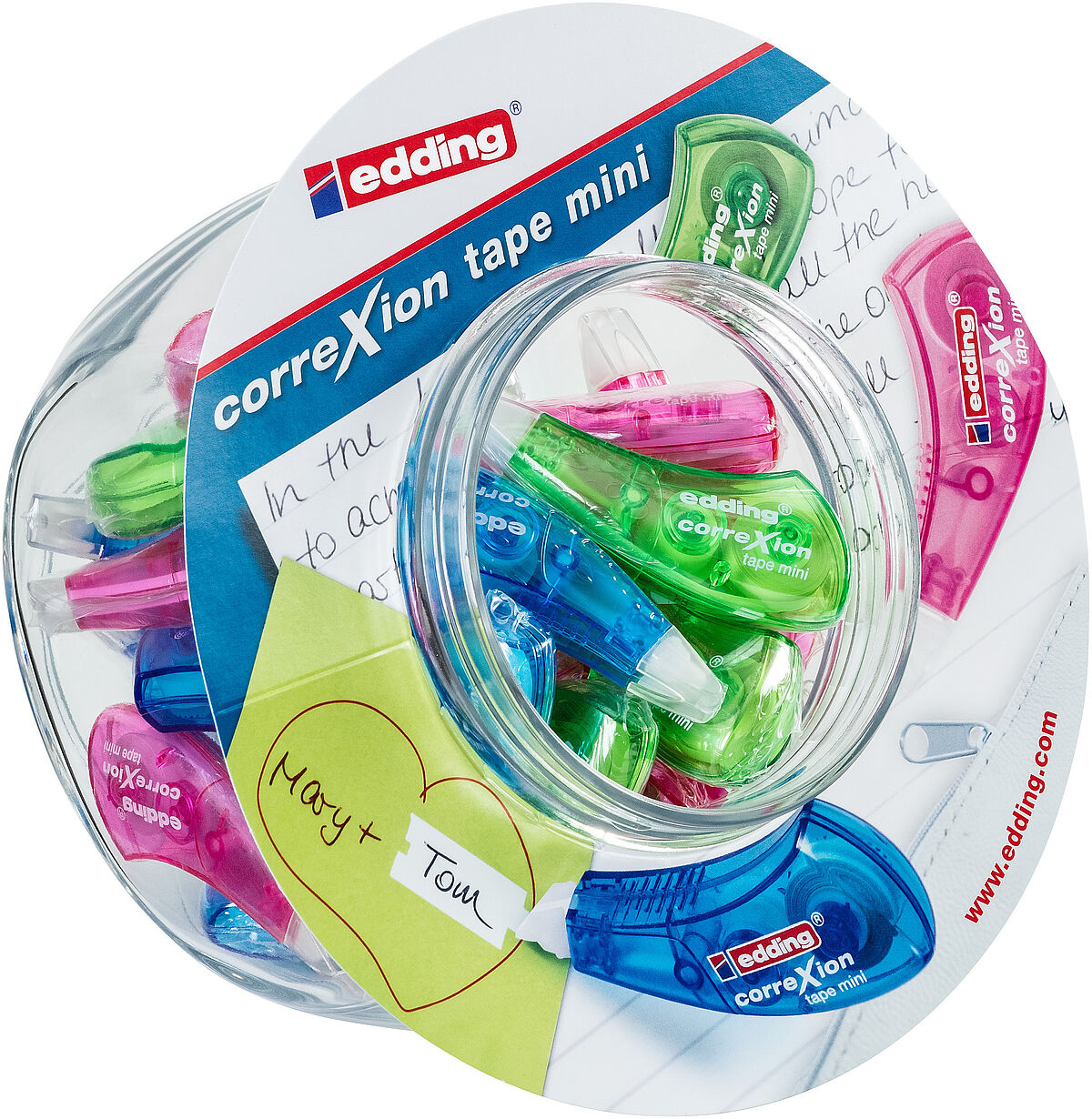 edding 7506 correXion correction tape mini display of 60 assorted edding 7506 correXion mini correction tape display