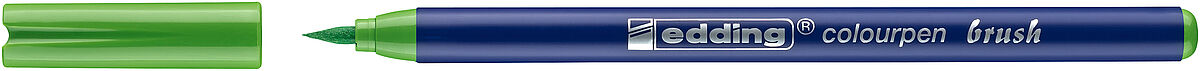 edding colour pen brush light green edding colour pen brush
