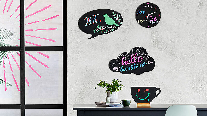 Werde kreativ mit Kreidemarkern