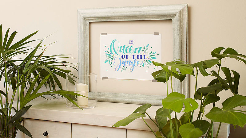 Handwritten lettering artwork