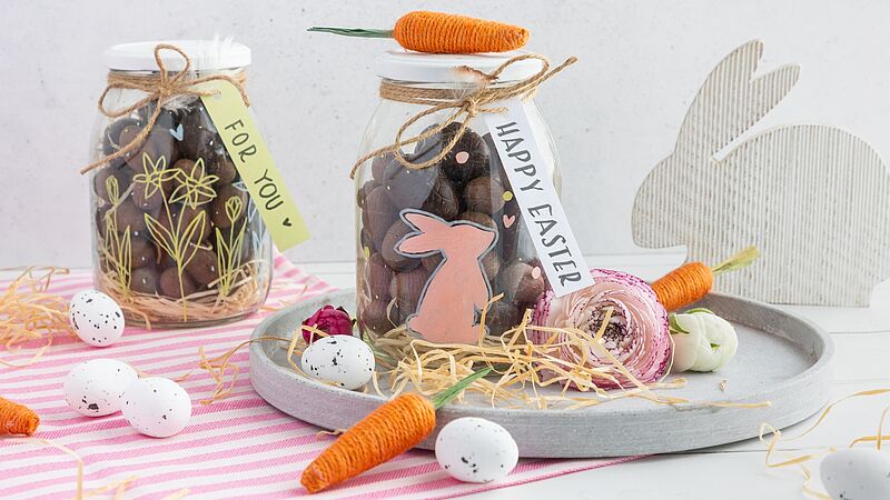 Easter greetings in a jar!