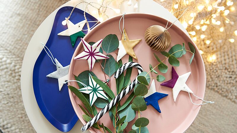 Salt dough stars