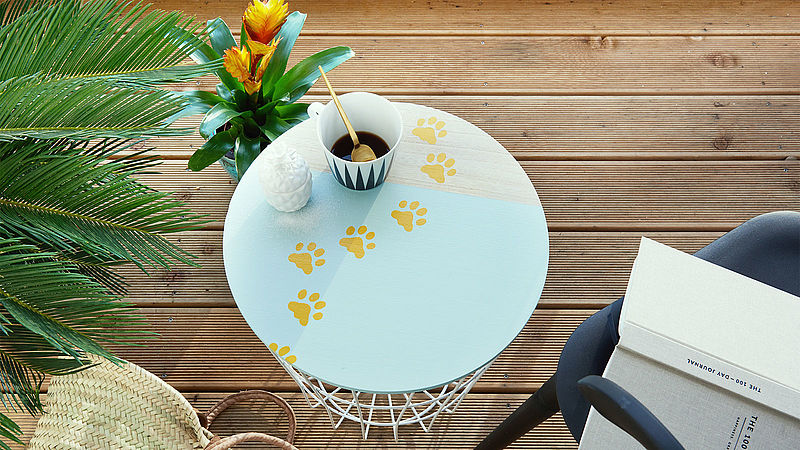 Spray paint furniture and give it a brand new look