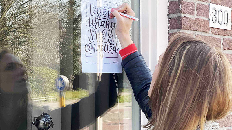 edding raamtekening sjablonen