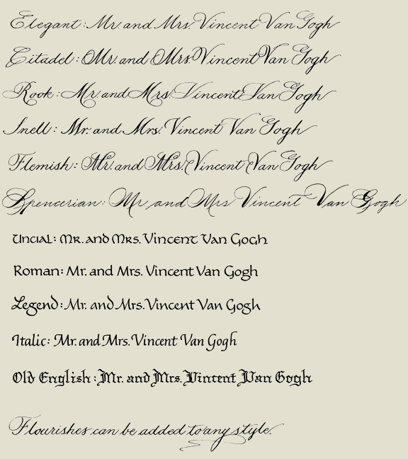 lettering styles